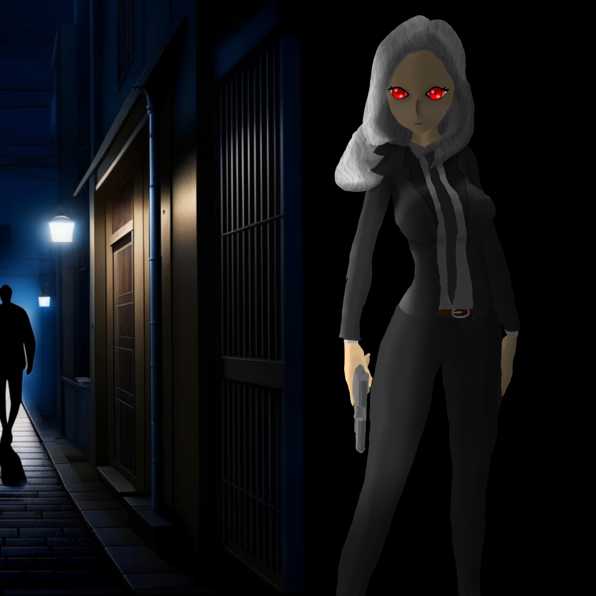 Лиза выслеживает цель